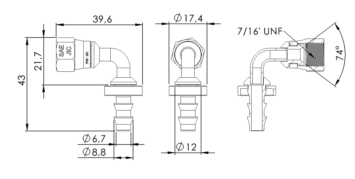Push-Lok Series + Swivel Nut S/S - Image 4