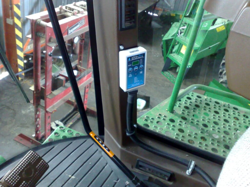 Lubrication controller on a workshop test bench